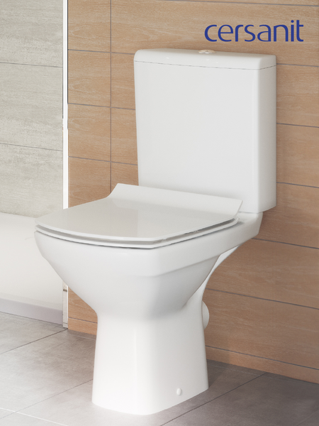 Изображение товара Унитаз напольный Cersanit Carina New Clean On 011 (S-KO-CAR011-3/5-COn-S-DL-w)