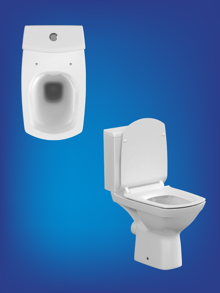 Изображение товара Унитаз напольный Cersanit Carina New Clean On 011 (S-KO-CAR011-3/5-COn-S-DL-w)