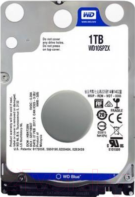 Изображение товара Жесткий диск Western Digital Blue 1TB (WD10SPZX)