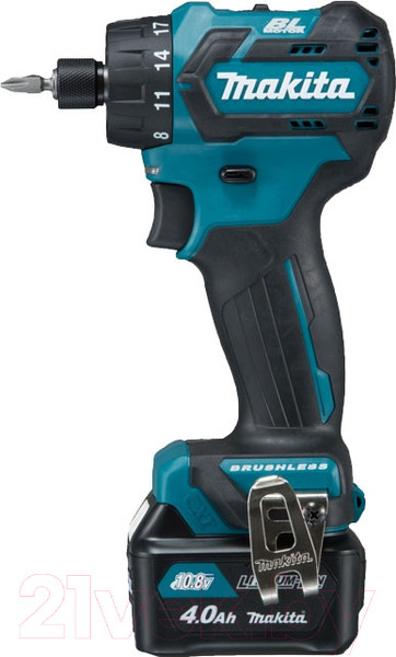 Изображение товара Профессиональный шуруповерт Makita DF032DWME