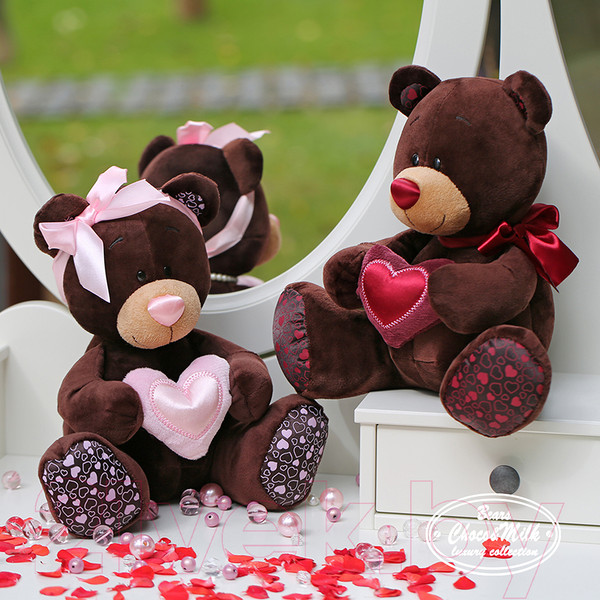 Изображение товара Мягкая игрушка Orange Toys Медведь Choco с сердцем / С003/20