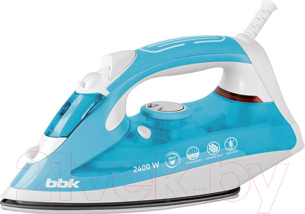 Изображение товара Утюг BBK ISE-2400 (бирюзовый)
