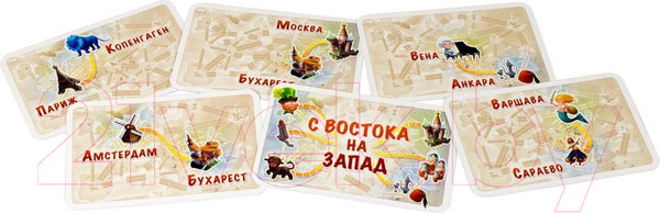 Изображение товара Настольная игра Мир Хобби Ticket to Ride Junior. Европа