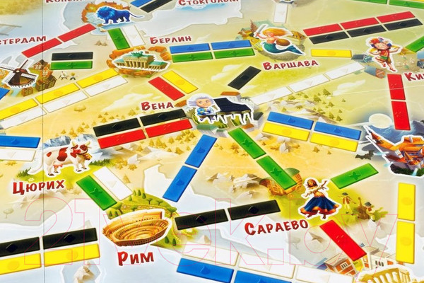 Изображение товара Настольная игра Мир Хобби Ticket to Ride Junior. Европа