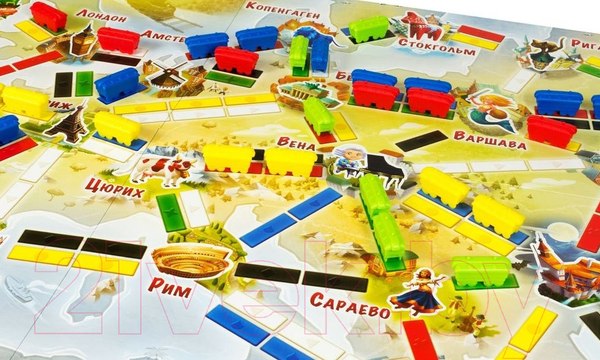 Изображение товара Настольная игра Мир Хобби Ticket to Ride Junior. Европа