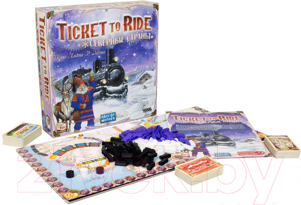 Изображение товара Настольная игра Мир Хобби Ticket to Ride. Северные страны