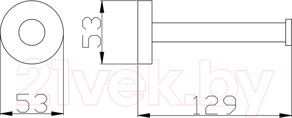 Изображение товара Держатель для туалетной бумаги Slezak RAV COA0402