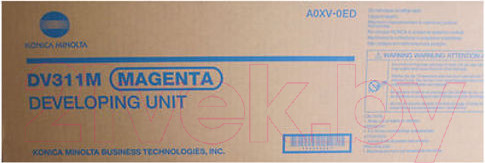 Изображение товара Девелопер Konica Minolta DV-311M / A0XV-0ED (малиновый)