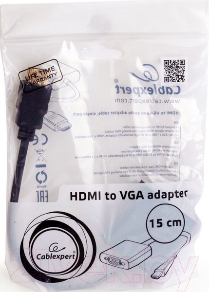 Изображение товара Адаптер Cablexpert A-HDMI-VGA-03