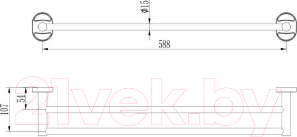 Изображение товара Держатель для полотенца Ledeme L1909-1