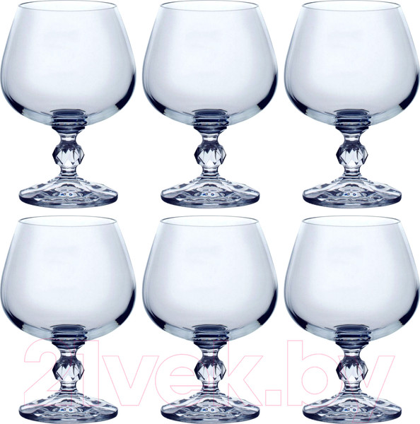 Изображение товара Набор бокалов Bohemia Crystal Claudia 40149/250 (6шт)