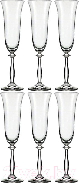 Изображение товара Набор бокалов Bohemia Crystal Angela 40600/190 (6шт)