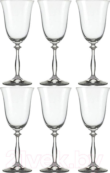Изображение товара Набор бокалов Bohemia Crystal Angela 40600/350 (6шт)