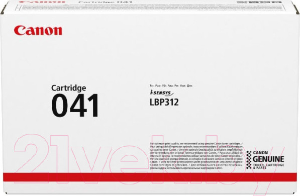 Изображение товара Тонер-картридж Canon CRG041BK (0452C002)