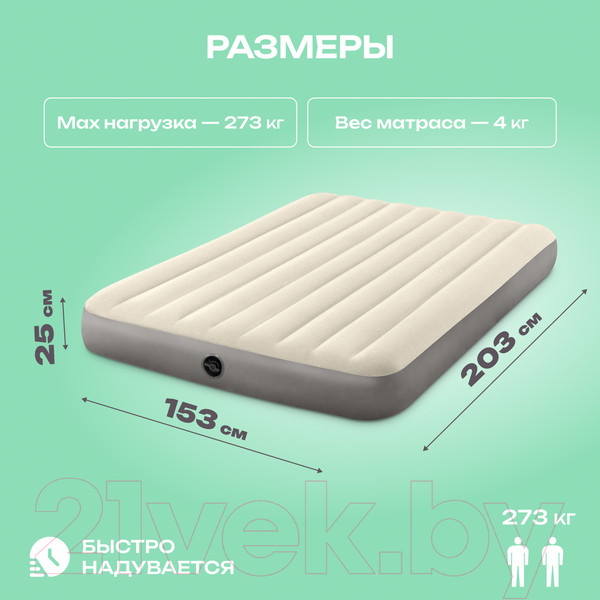 Изображение товара Надувной матрас Intex 64103