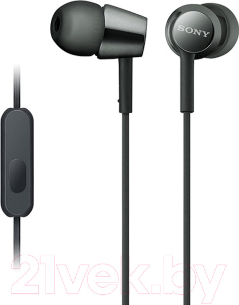 Изображение товара Наушники-гарнитура Sony MDR-EX155APB (черный)