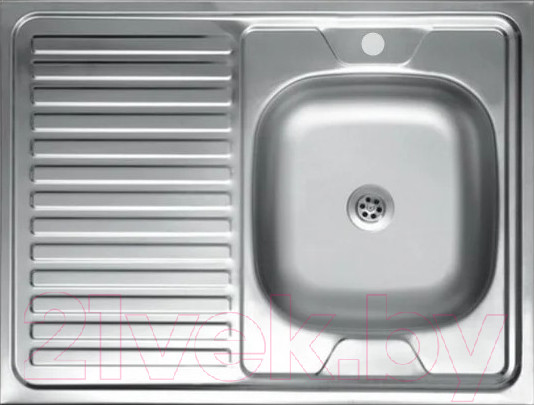 Изображение товара Мойка кухонная КромРус S 420 RUS (чаша справа)
