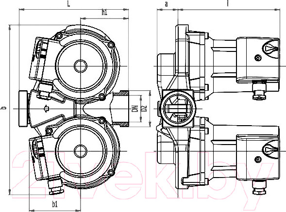 Изображение товара Циркуляционный насос IMP PUMPS GHND 32/80-180