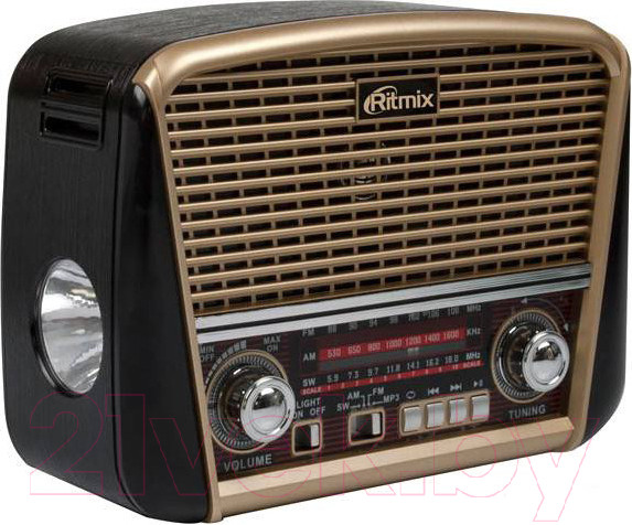 Изображение товара Радиоприемник Ritmix RPR-050 (золото)