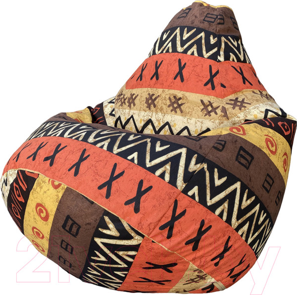 Изображение товара Бескаркасное кресло Flagman Груша Макси XXL Г2.4-11 (Африкан)