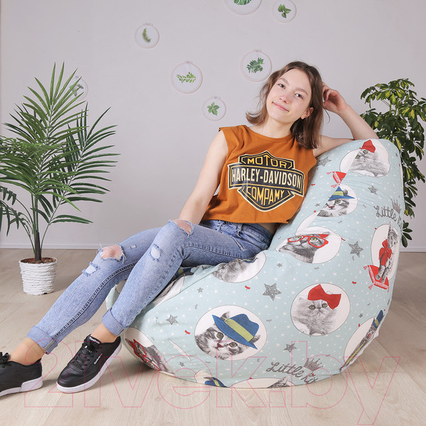 Изображение товара Бескаркасное кресло Flagman Груша Макси XXL Г2.4-17 (Китти)