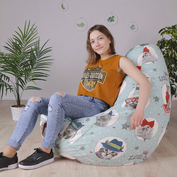 Изображение товара Бескаркасное кресло Flagman Груша Макси XXL Г2.4-17 (Китти)