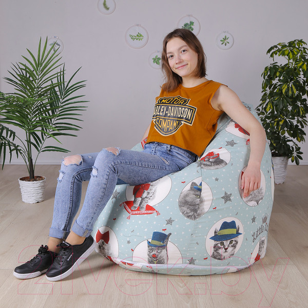 Изображение товара Бескаркасное кресло Flagman Груша Макси XXL Г2.4-17 (Китти)