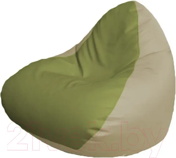 Изображение товара Кресло-мешок Flagman Relax P2.3-80 (оливковый/светло-бежевый)