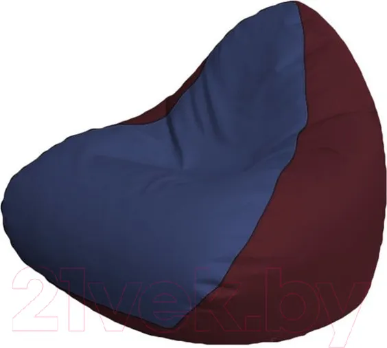 Изображение товара Кресло-мешок Flagman Relax P2.3-108 (синий/бордовый)