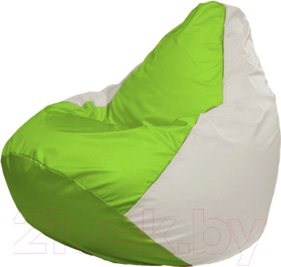 Изображение товара Бескаркасное кресло Flagman Груша Макси XXL Г2.1-183 (салатовый/белый)