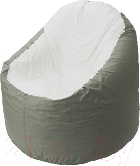 Изображение товара Бескаркасное кресло Flagman Bravo B1.1-32 (белый/серый)