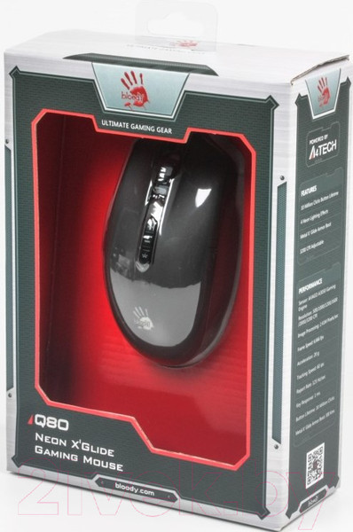Изображение товара Мышь A4Tech Bloody Q80 (черный)
