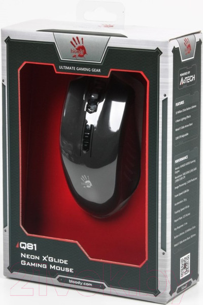 Изображение товара Мышь A4Tech Bloody Q81 (черный)