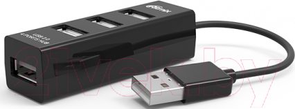 Изображение товара USB-хаб Ritmix CR-2402 (черный)