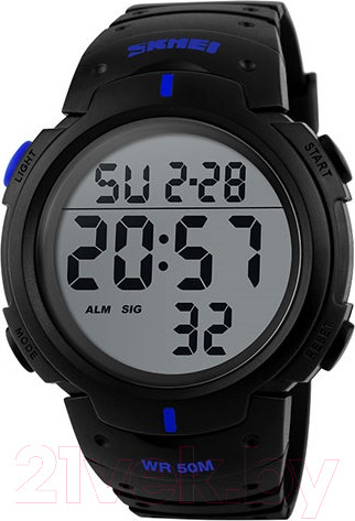 Изображение товара Часы наручные мужские Skmei 1068-3 (черный/синий)