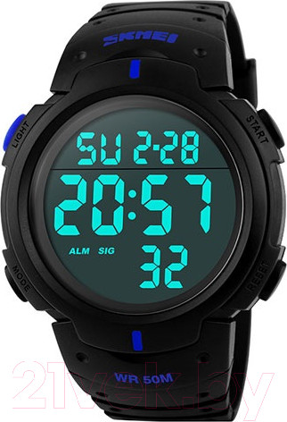 Изображение товара Часы наручные мужские Skmei 1068-3 (черный/синий)