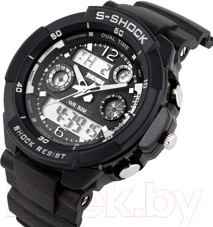 Изображение товара Часы наручные мужские Skmei 0931-2 (черный/белый)