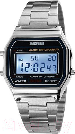 Изображение товара Часы наручные унисекс Skmei 1123-2 (серебристый)