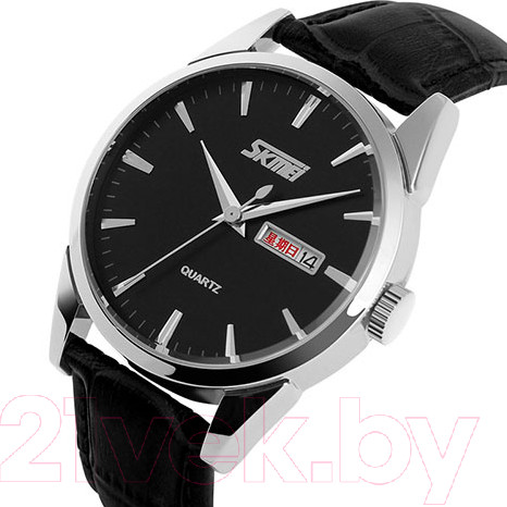 Изображение товара Часы наручные мужские Skmei 9073-4 (черный/серебристый)
