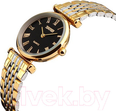 Изображение товара Часы наручные женские Skmei 9105-7 (золото/черный)