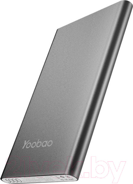 Изображение товара Портативное зарядное устройство Yoobao PL5 (5000 мАч, серый)