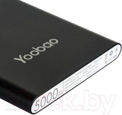Изображение товара Портативное зарядное устройство Yoobao PL5 (5000 мАч, черный)