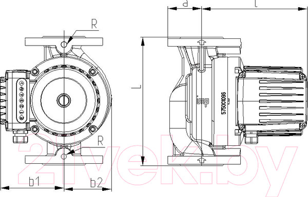 Изображение товара Циркуляционный насос IMP PUMPS GHNMbasic II 50-70 F