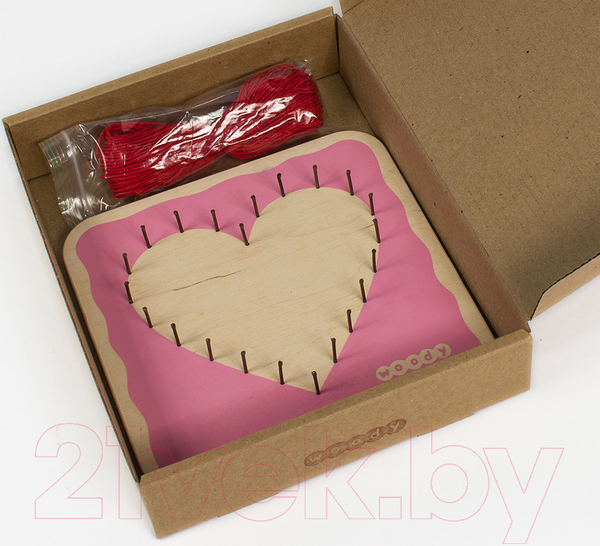 Изображение товара Набор для творчества «изонить» Woody Цвик-арт Сердце / 02000