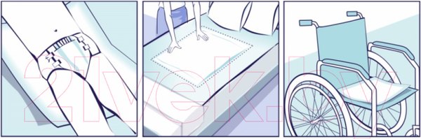 Изображение товара Набор пеленок одноразовых впитывающих Seni Basic Soft 90x60 (30шт)
