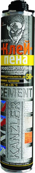 Изображение товара Клей-пена Kanzler Cement для блоков (850мл)
