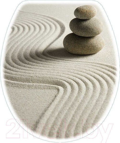 Изображение товара Сиденье для унитаза Bisk Yucca Foto 04155 (камни)