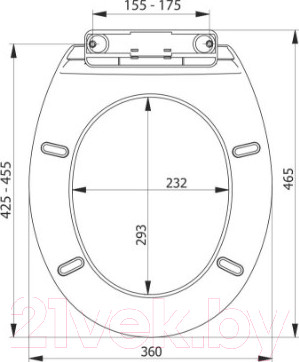 Изображение товара Сиденье для унитаза Bisk Snail Foto 04503 (стопа)