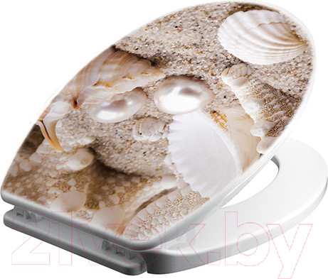 Изображение товара Сиденье для унитаза Bisk Iris Foto 05830 (жемчужина)
