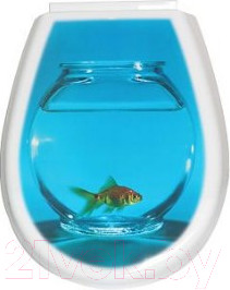 Изображение товара Сиденье для унитаза Bisk Lilia Foto 80378 (рыба)